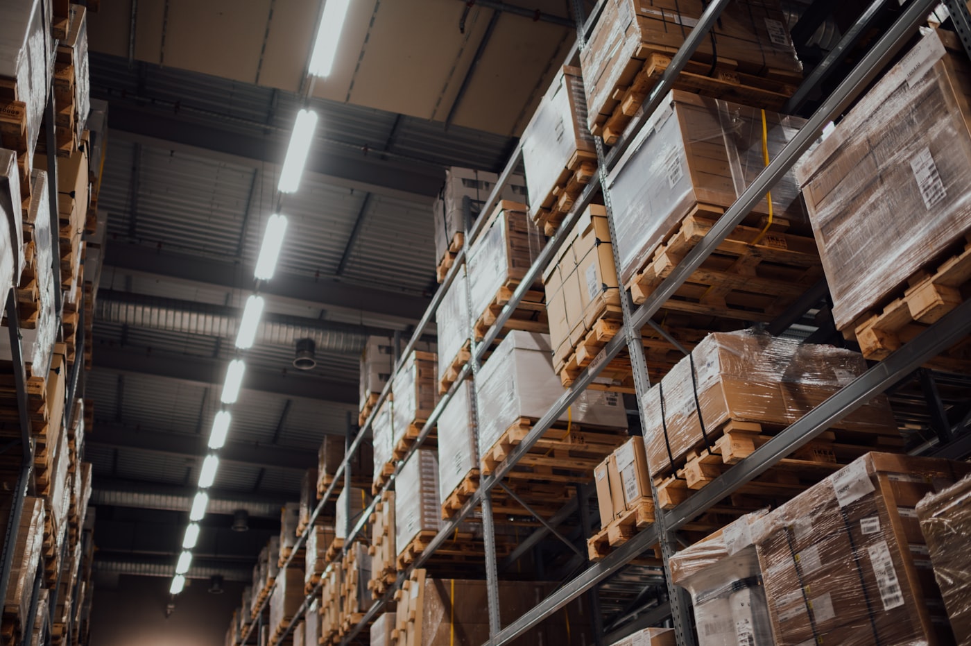Organized warehouse inventory ready for supply